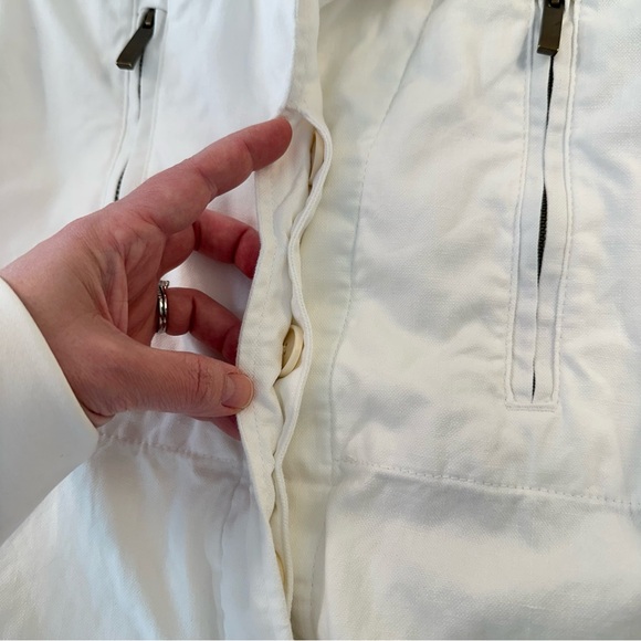 Banana Republic White Utility Jacket L - Picture 6 of 10